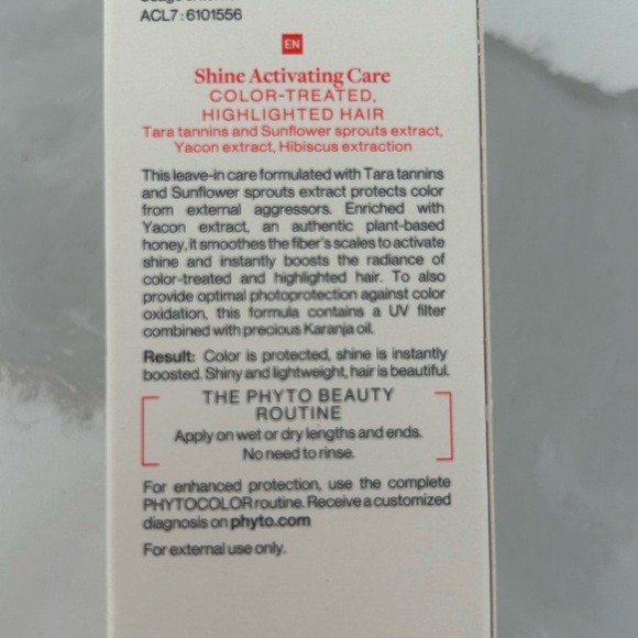 NIB Phyto Paris Color Leave in Colour Protection - Picture 2 of 2
